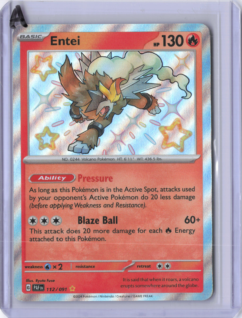 Entei - SV: Paldean Fates