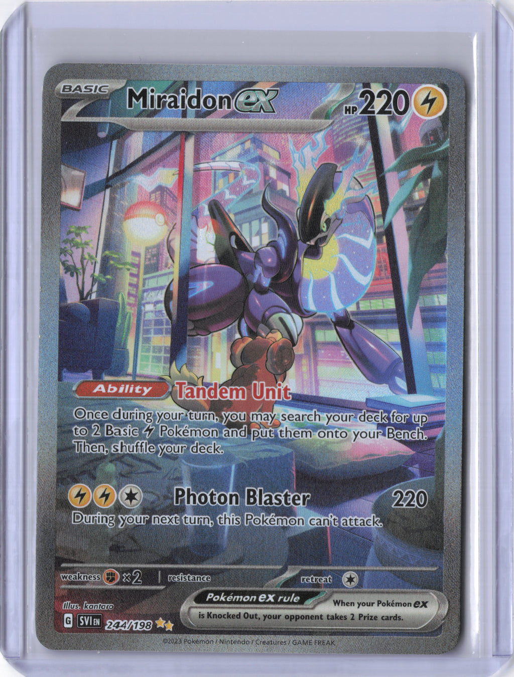 Miraidon ex - 244/198 - SV01: Scarlet & Violet Base Set (SVI)