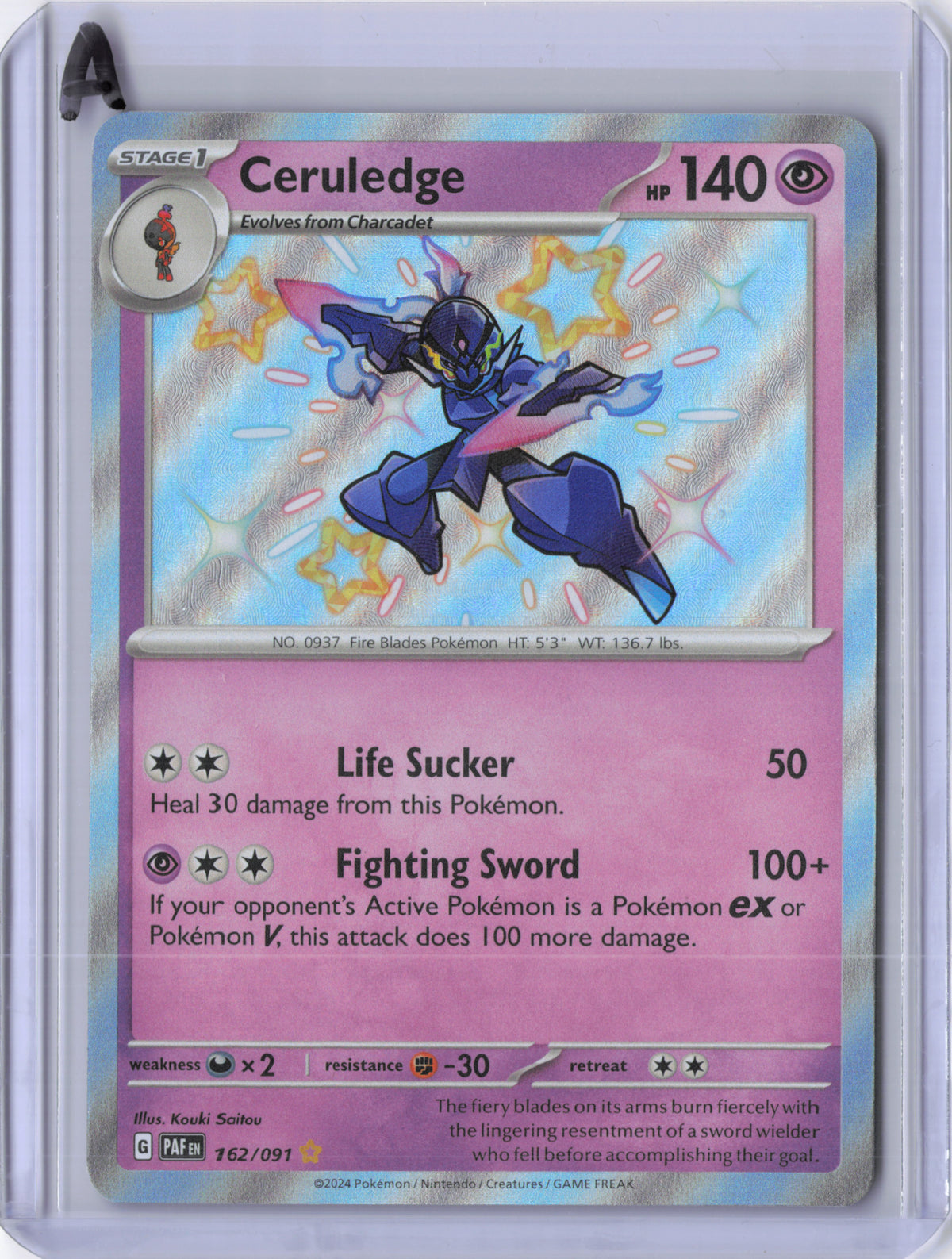 Ceruledge - 162/091 - SV: Paldean Fates