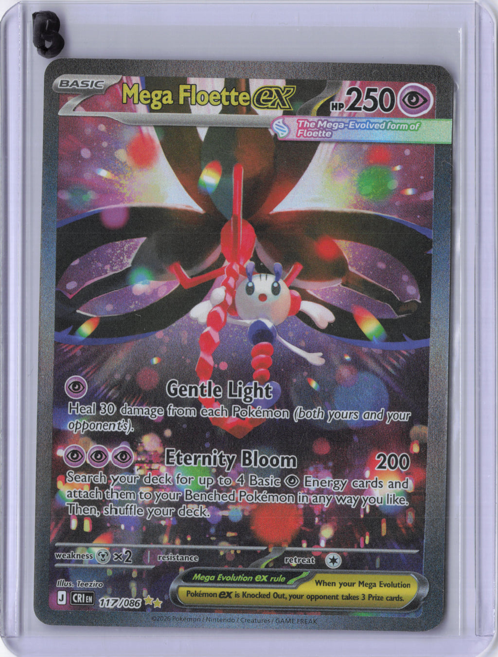 Mega Floette ex - 117/086 - ME04: Chaos Rising (CRI)