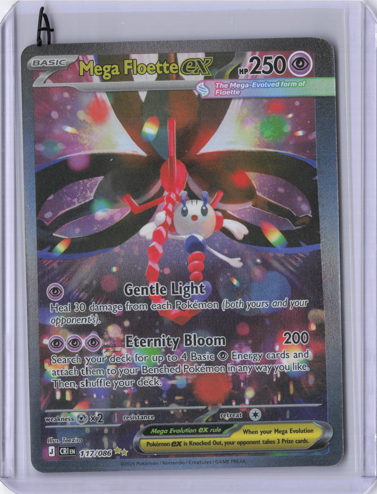 Mega Floette ex - 117/086 - ME04: Chaos Rising (CRI)