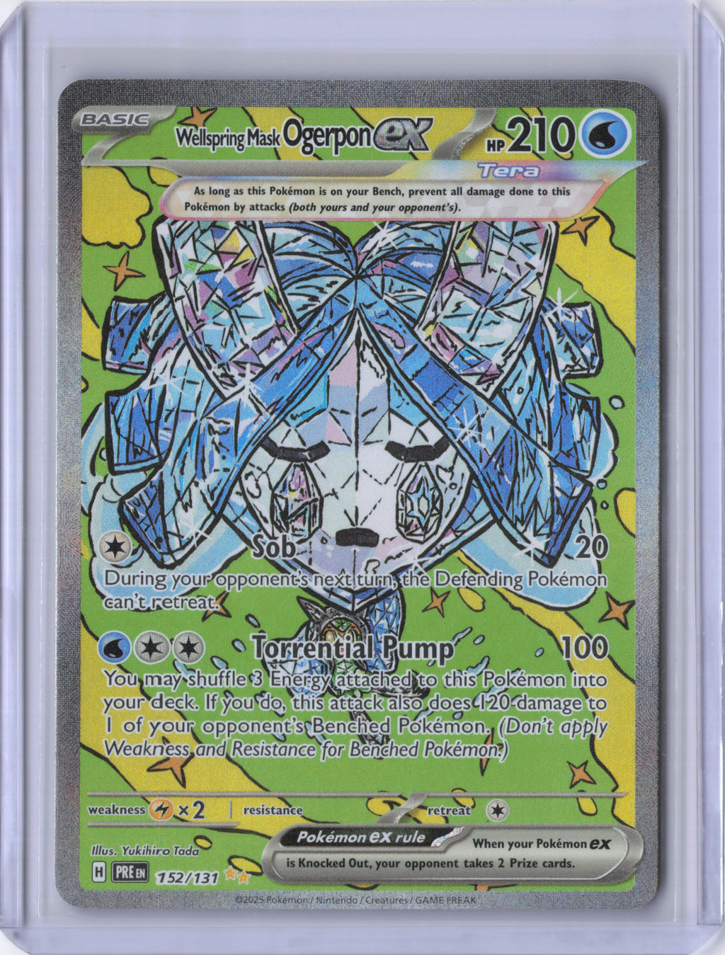 Wellspring Mask Ogerpon ex - 152/131 - SV: Prismatic Evolutions (PRE)