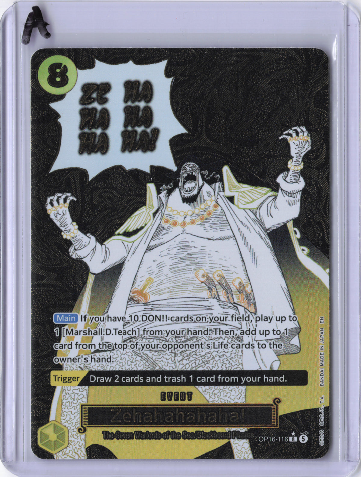 Zehahahahaha! (Alternate Art) - The Time of Battle