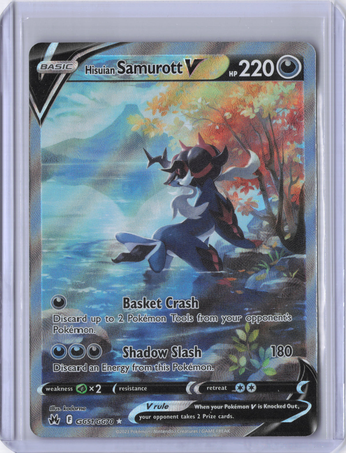 Hisuian Samurott V - SWSH: Crown Zenith: Galarian Gallery (CRZ:GG)