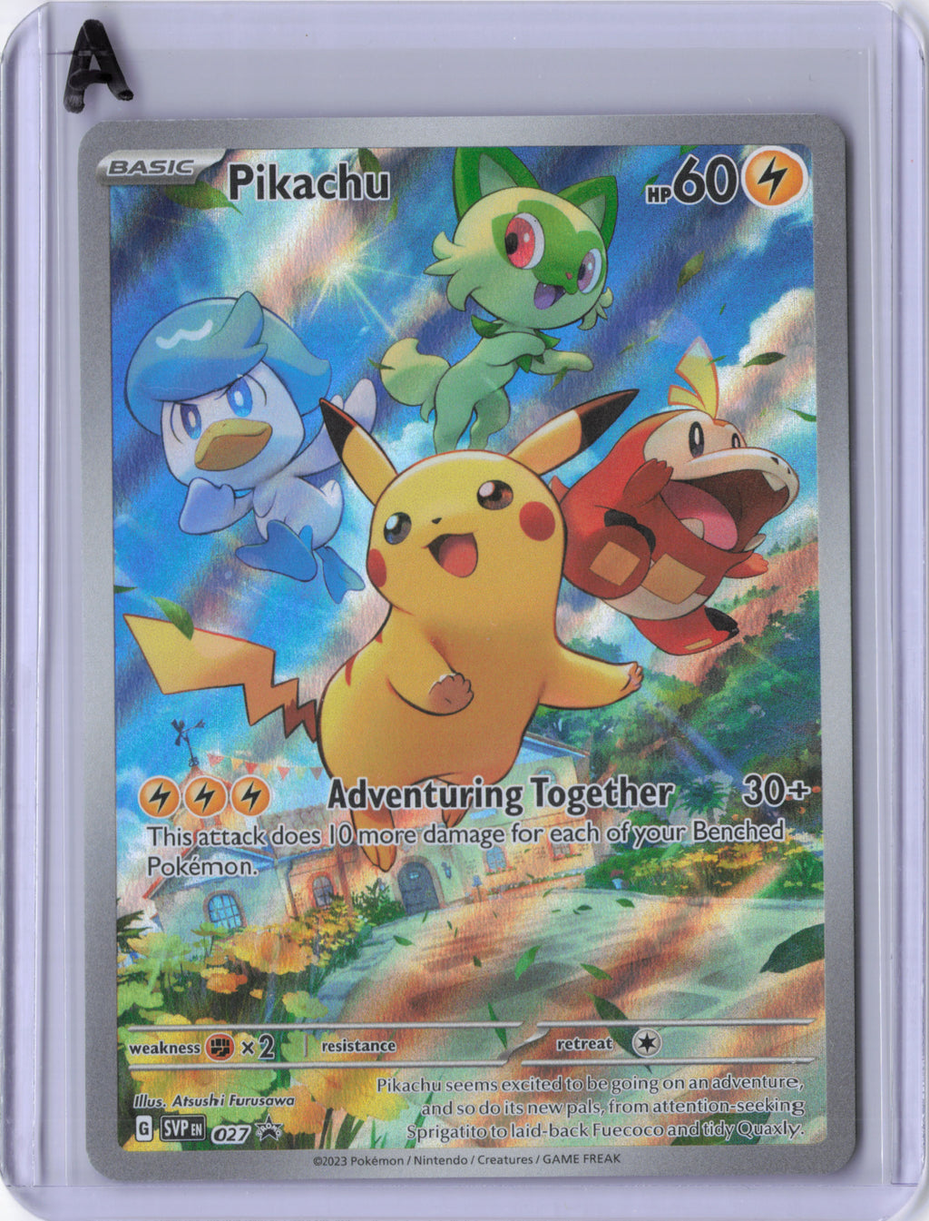 Pikachu - 027 - SV: Scarlet & Violet Promo Cards