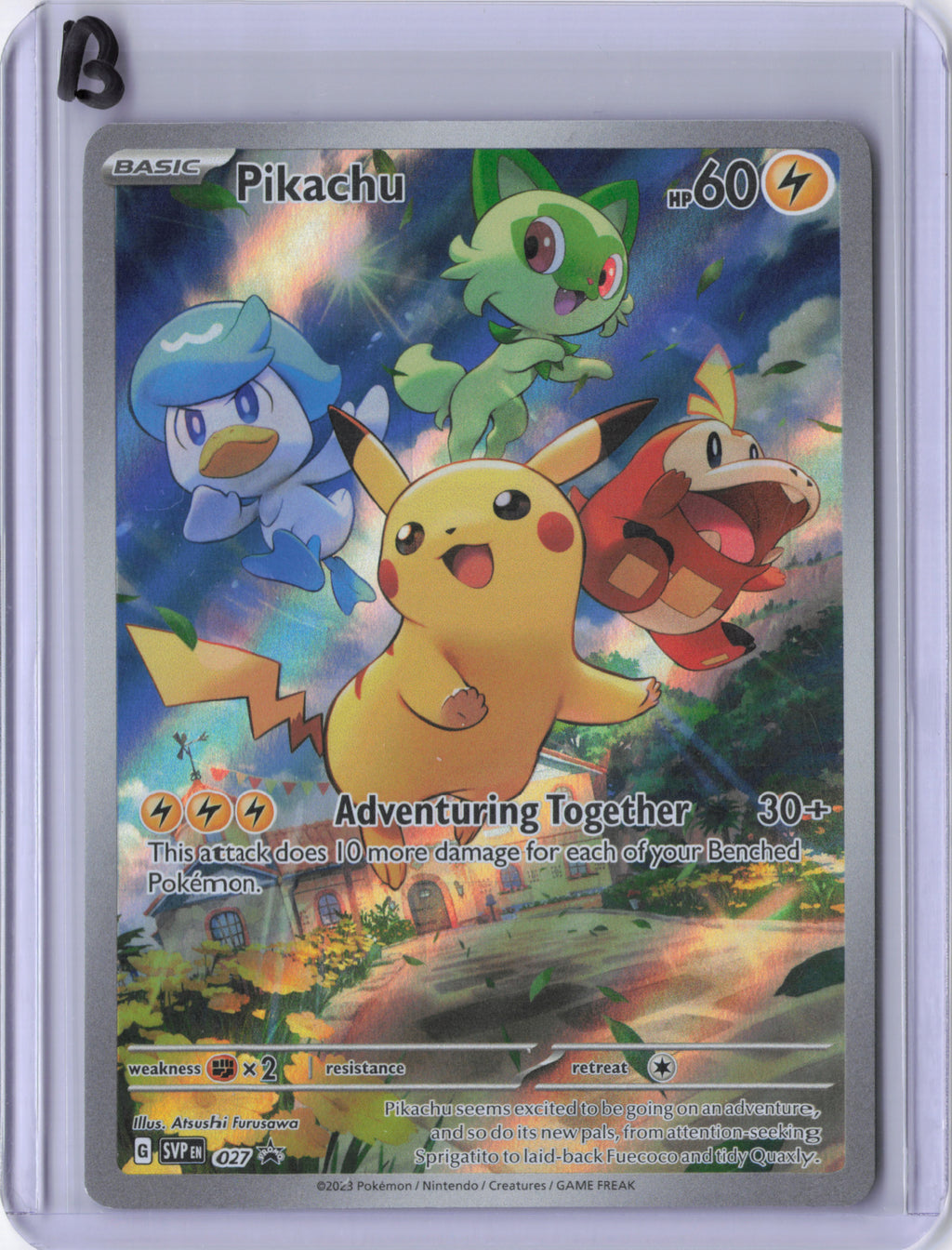 Pikachu - 027 - SV: Scarlet & Violet Promo Cards