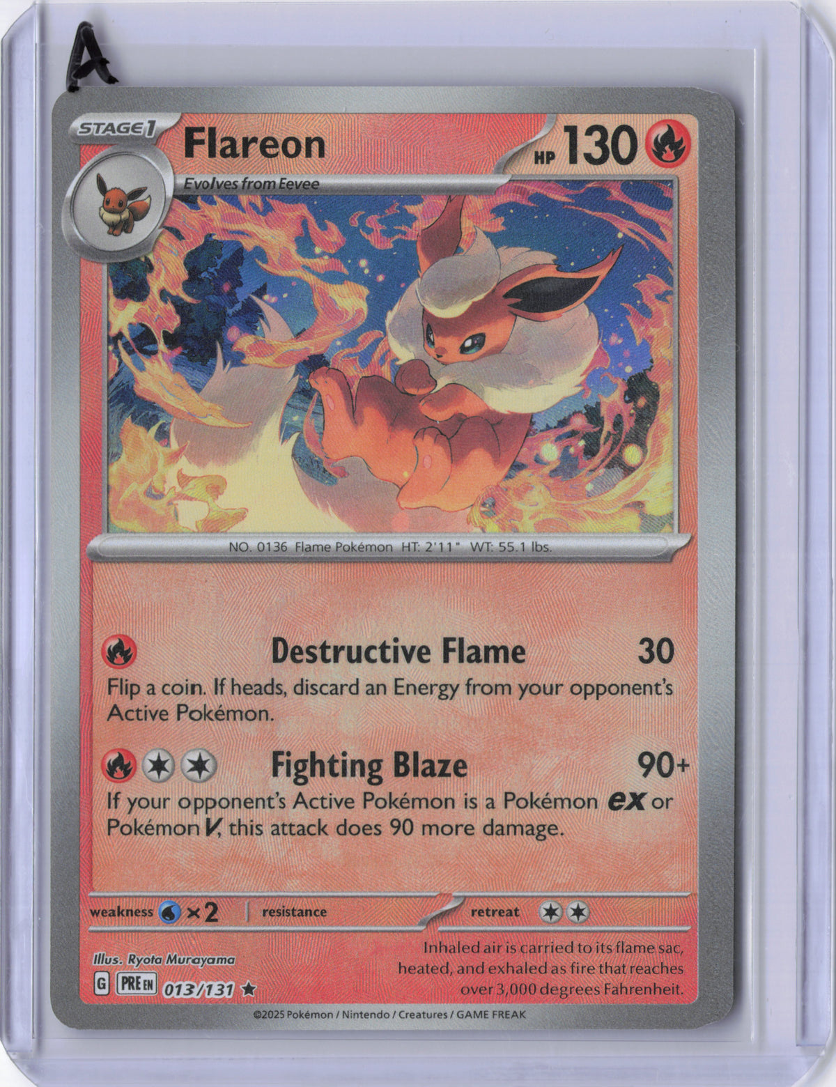 Flareon (Master Ball Pattern) - SV: Prismatic Evolutions (PRE)