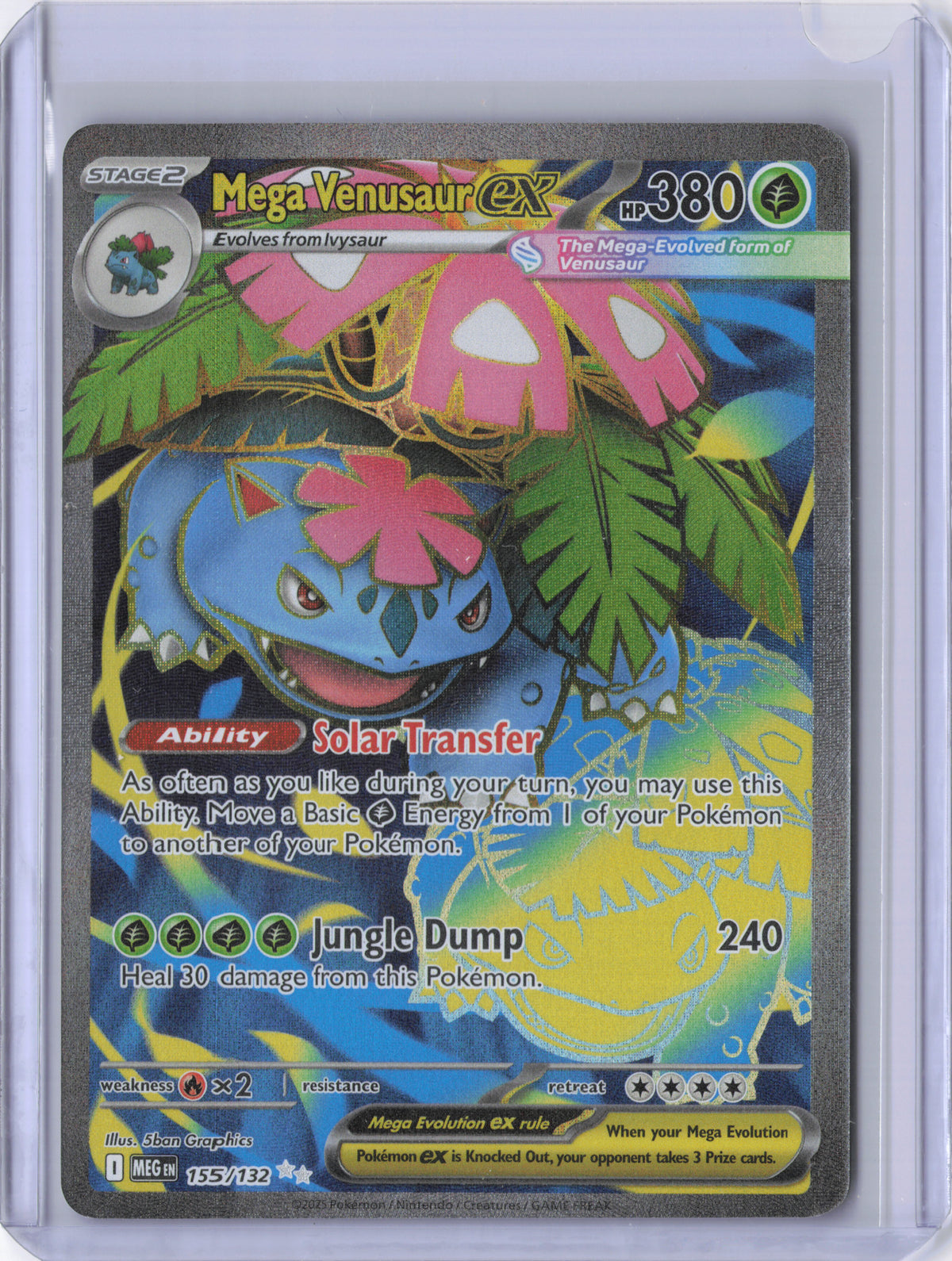 Mega Venusaur ex - 155/132 - ME01: Mega Evolution (MEG)