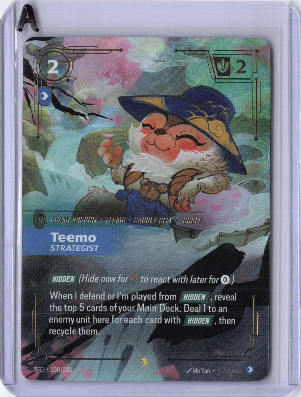 Teemo, Strategist (Overnumbered) - Spiritforged (SFD)