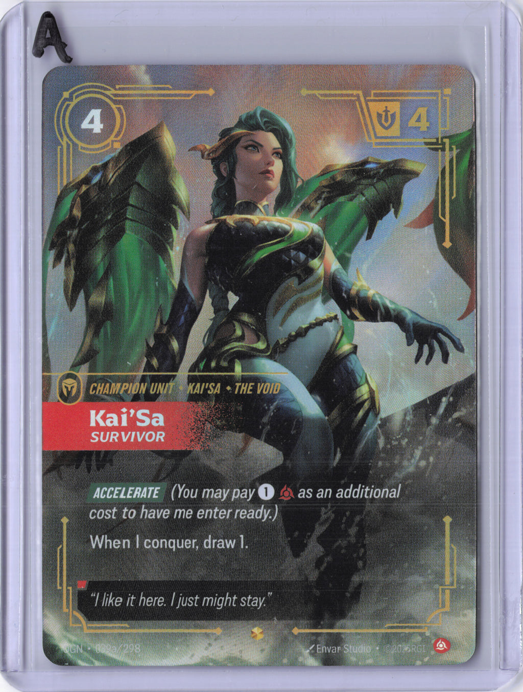 Kai'Sa, Survivor (Alternate Art) - Origins (OGN)
