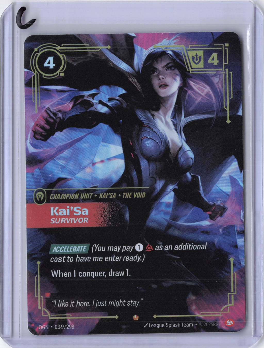 Kai'Sa, Survivor - Origins (OGN)