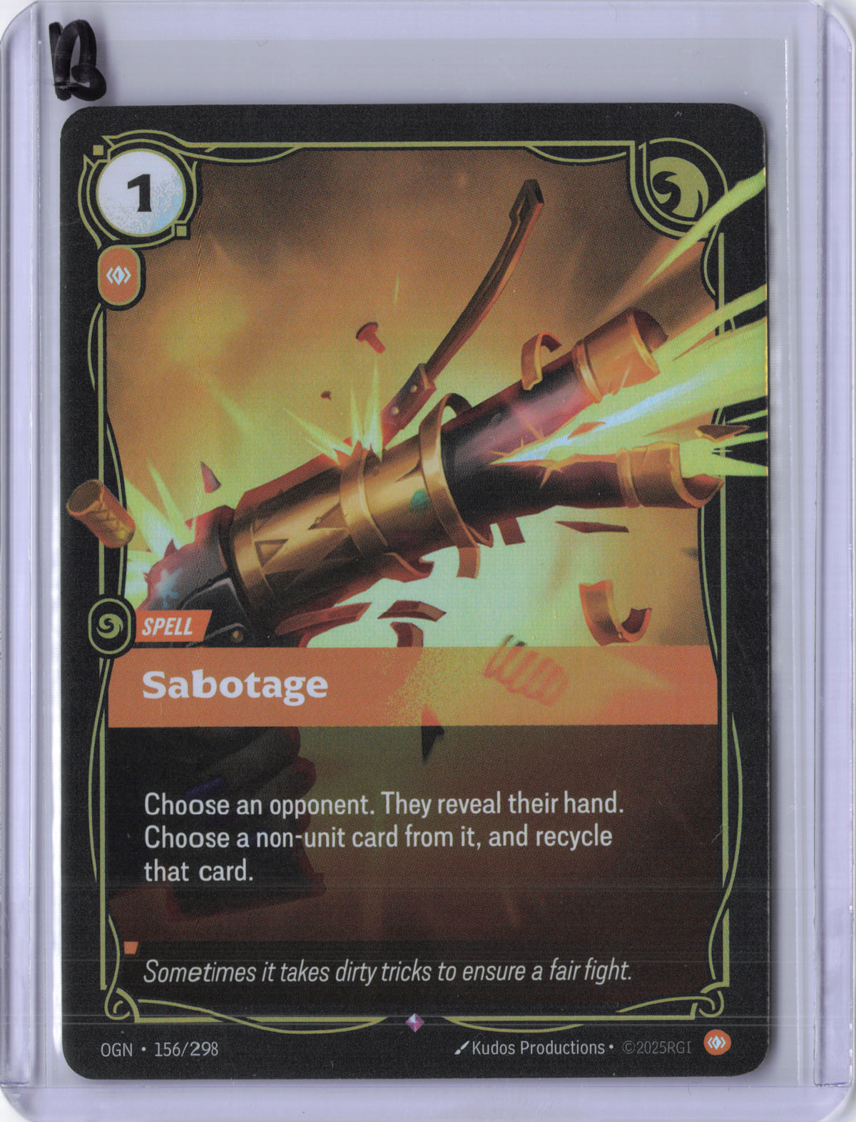 Sabotage - Origins (OGN)