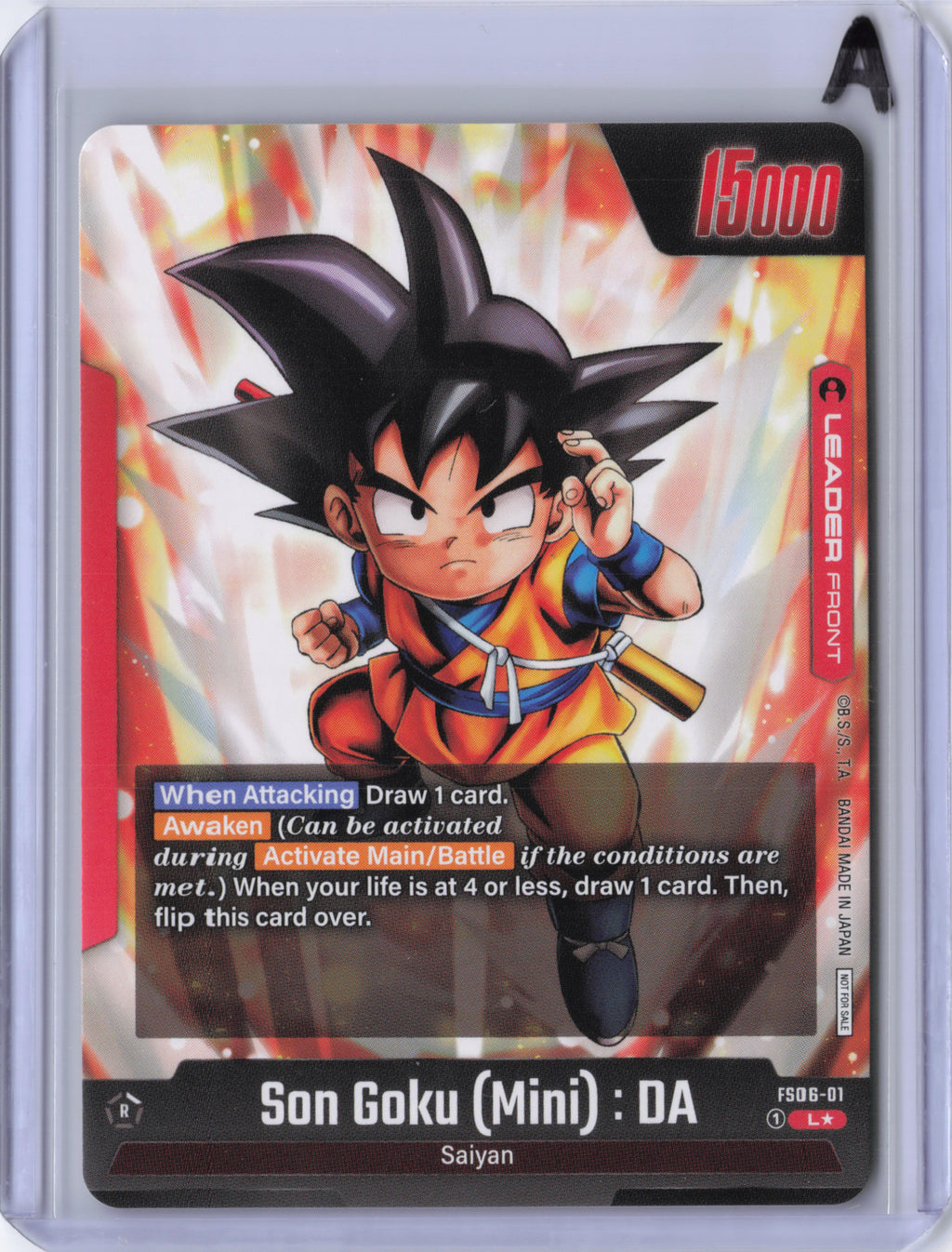 Son Goku (Mini) : DA (Gold) - Tournament and Championship Promos (DBSFW_TPR)