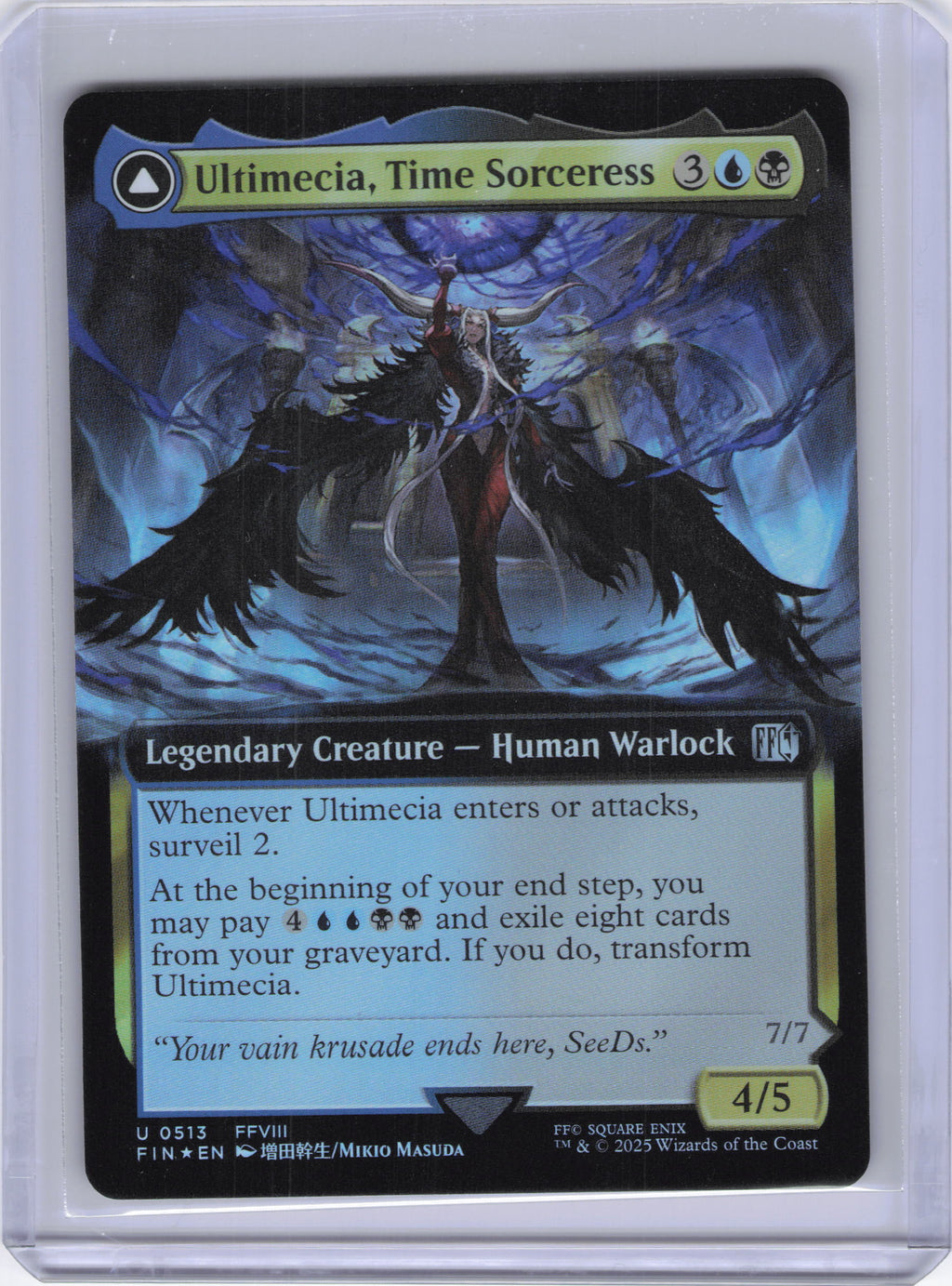 Ultimecia, Time Sorceress (Extended Art) - FINAL FANTASY (FIN) foil