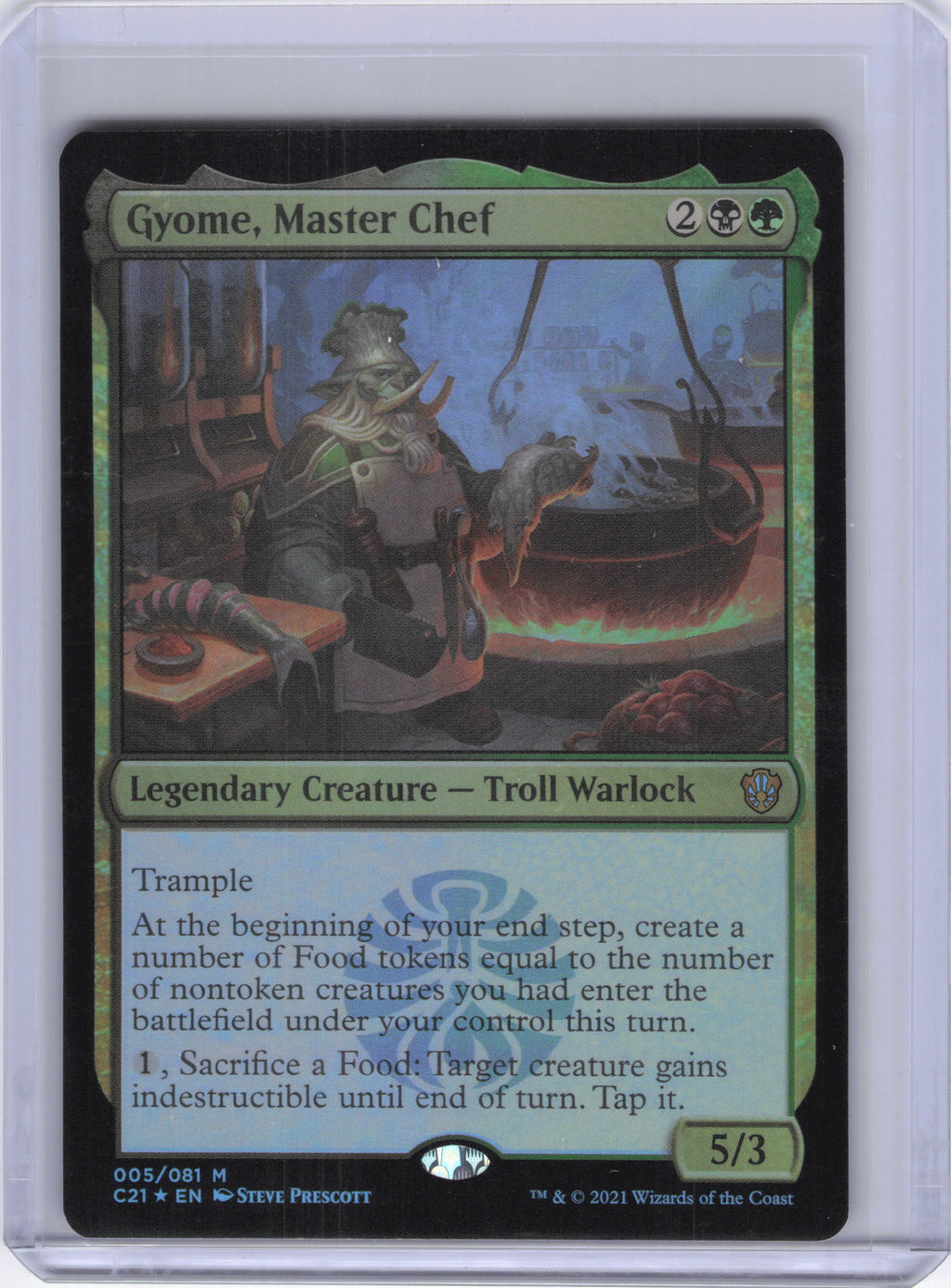 Gyome, Master Chef (Foil) - Commander 2021 (C21)