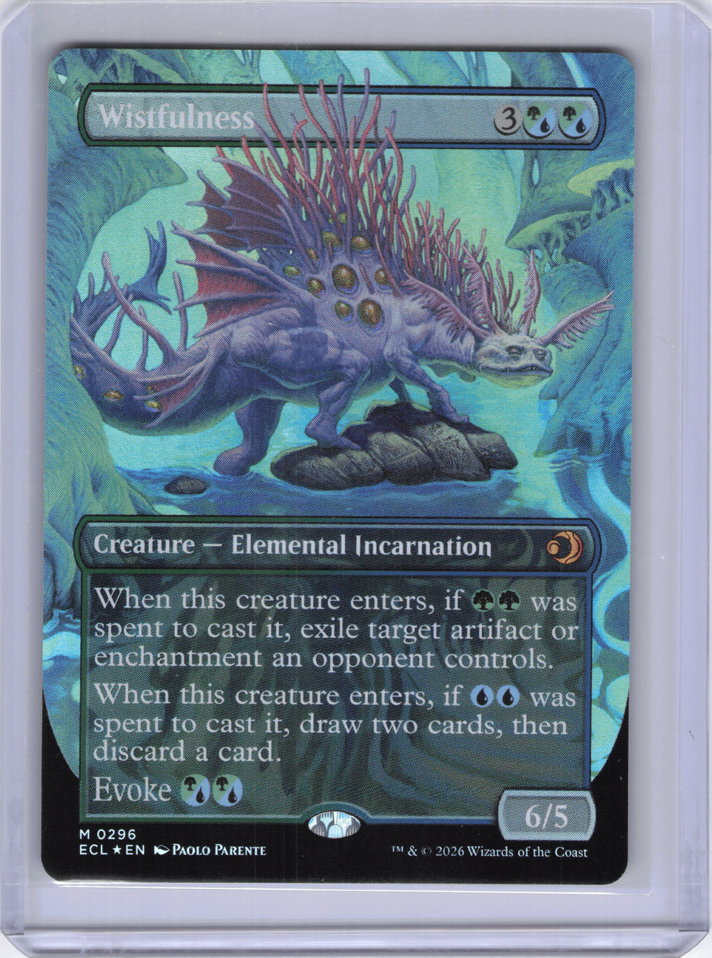 Wistfulness (Foil) (Borderless) - Lorwyn Eclipsed (ECL)foil