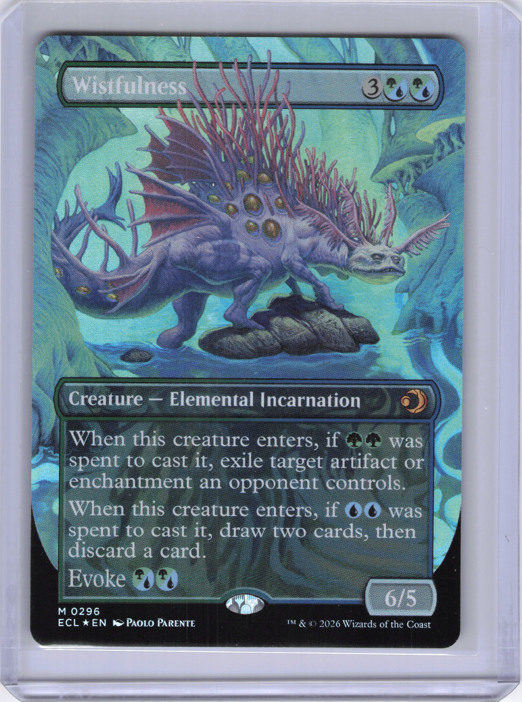 Wistfulness (Foil) (Borderless) - Lorwyn Eclipsed (ECL)foil