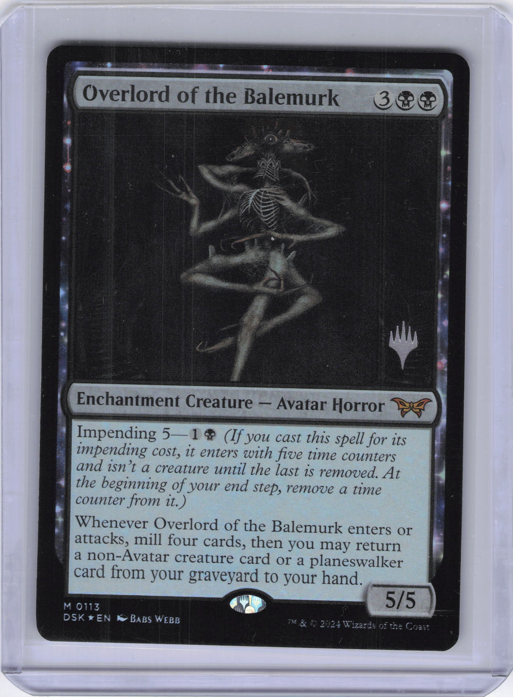 Overlord of the Balemurk - Promo Pack: Duskmourn: House of Horror (Foil)(PPDSK)