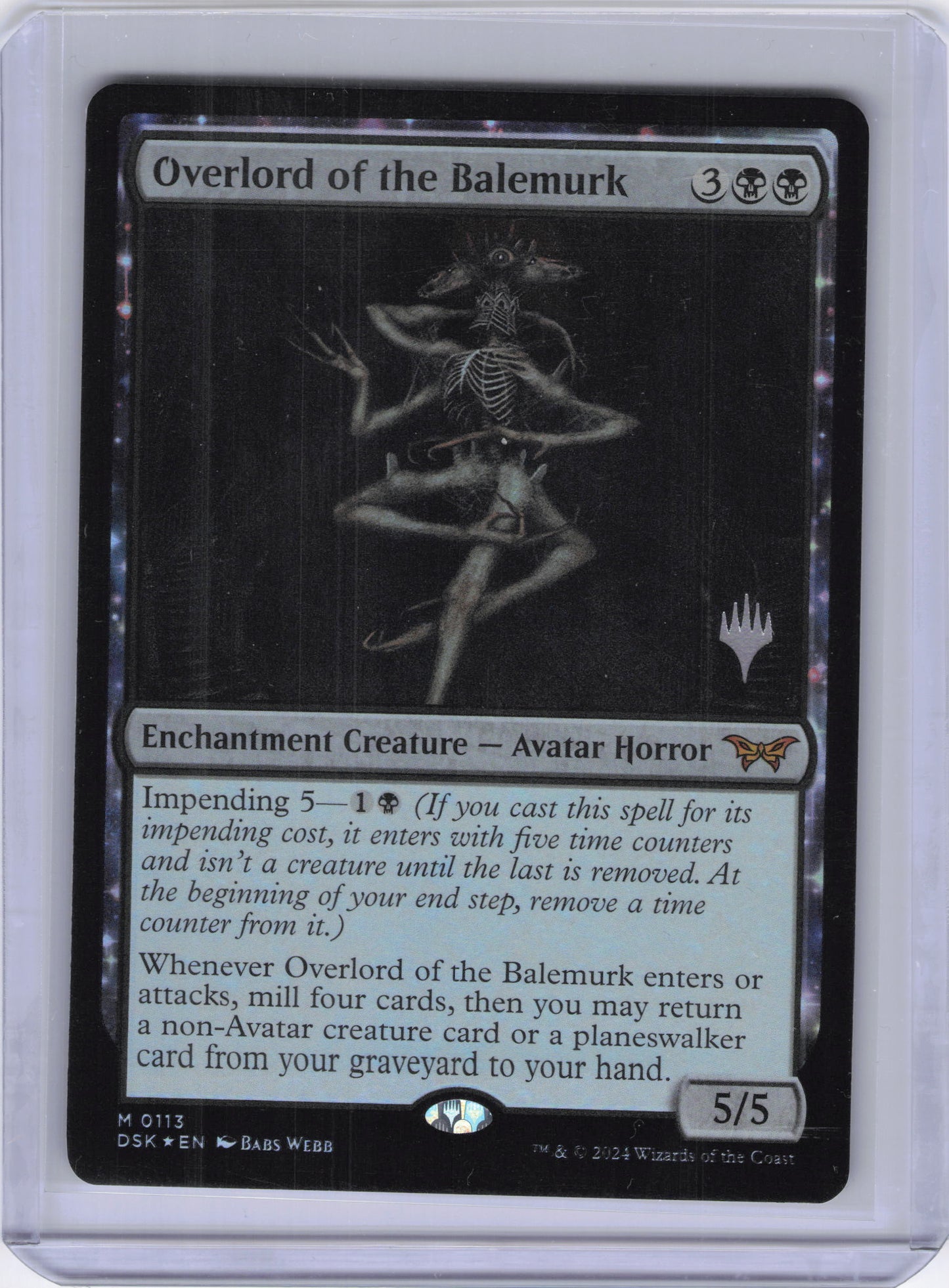 Overlord of the Balemurk - Promo Pack: Duskmourn: House of Horror (Foil)(PPDSK)