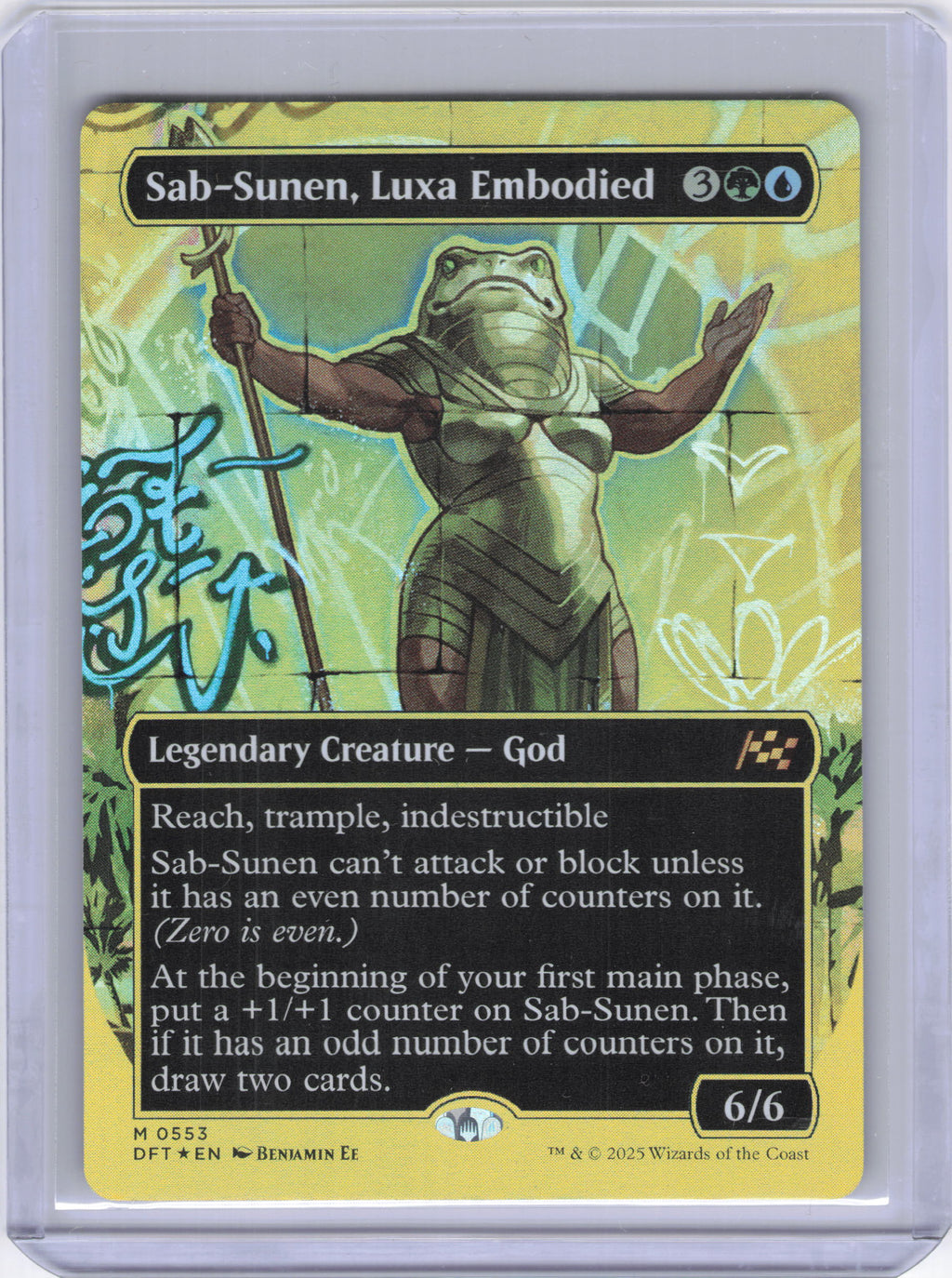 Sab-Sunen, Luxa Embodied (Borderless) (First-Place Foil) - Aetherdrift (DFT)
