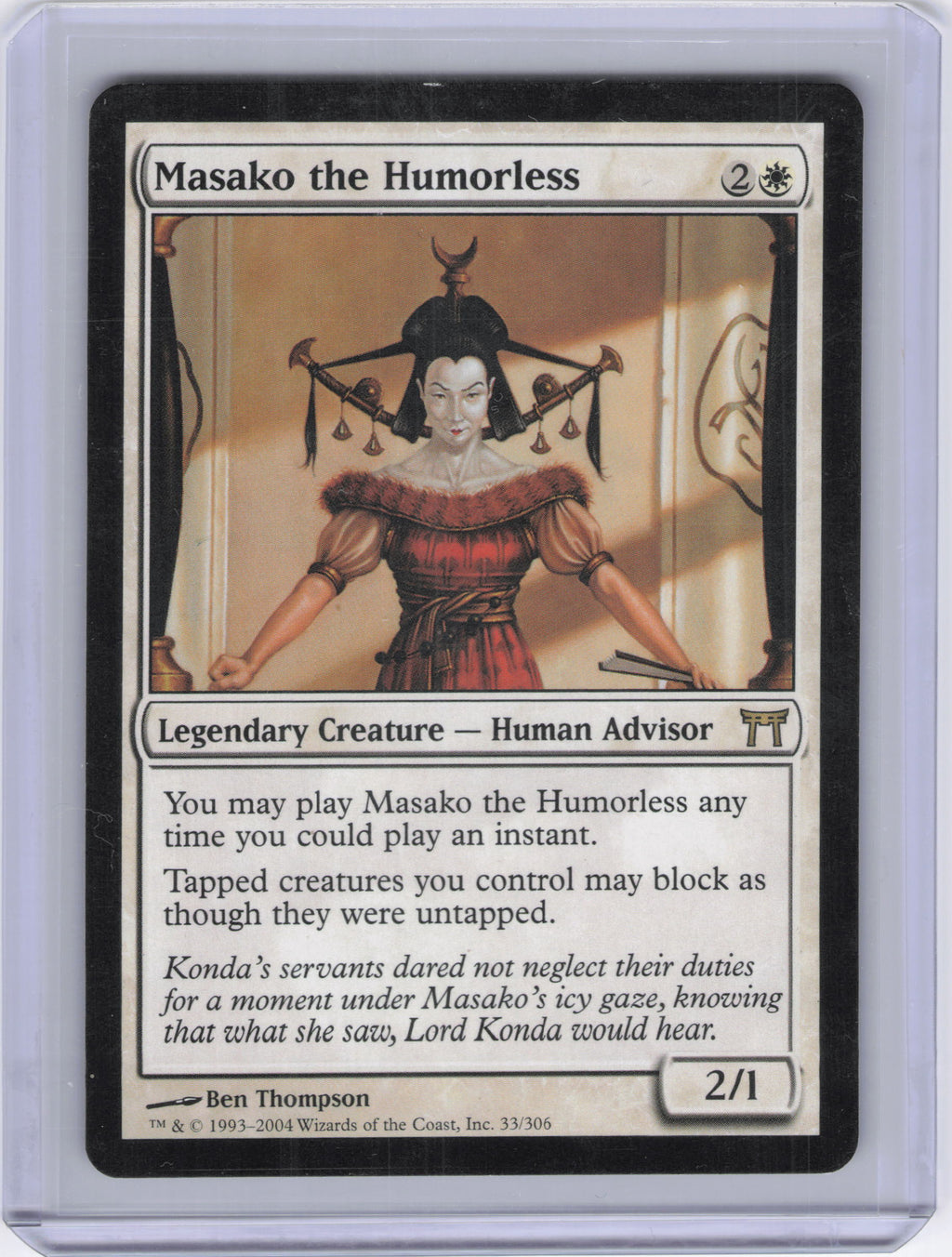 Masako the Humorless - Champions of Kamigawa (CHK)