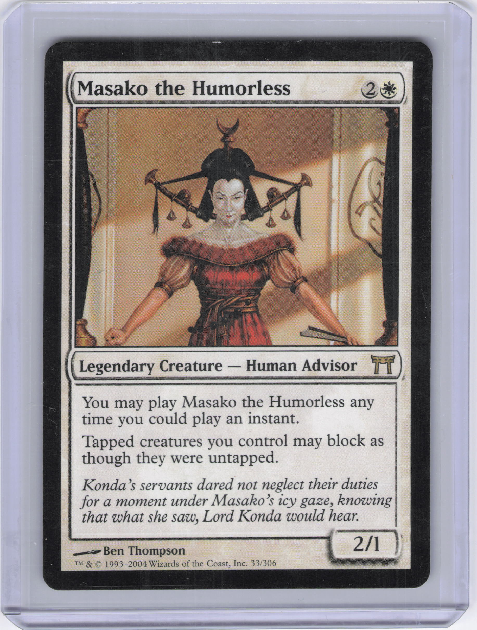 Masako the Humorless - Champions of Kamigawa (CHK)