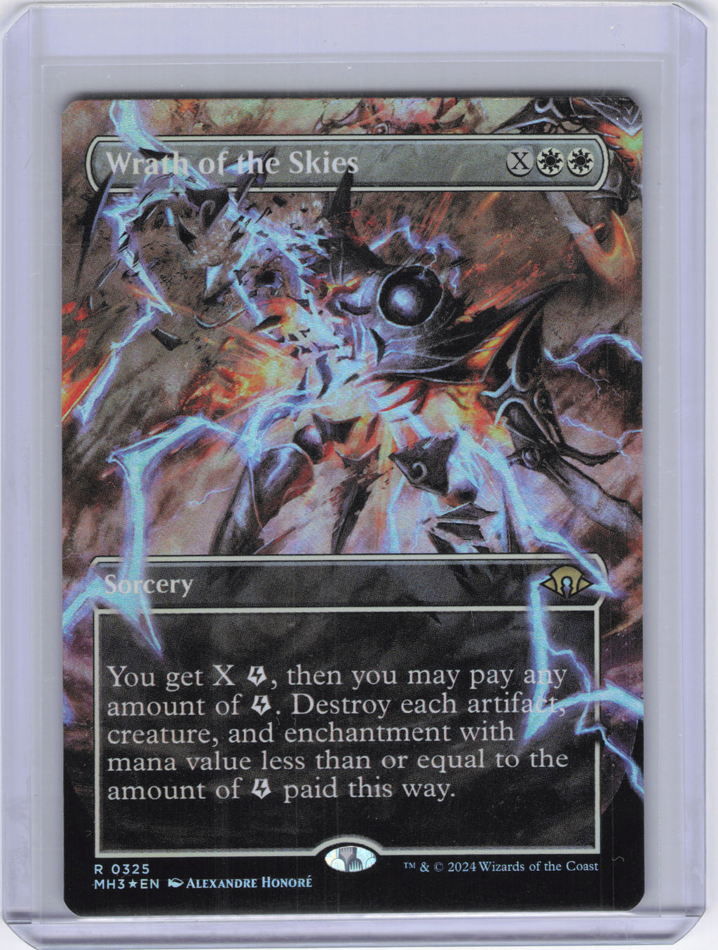 Wrath of the Skies (Foil)(Borderless) - Modern Horizons 3 (MH3)