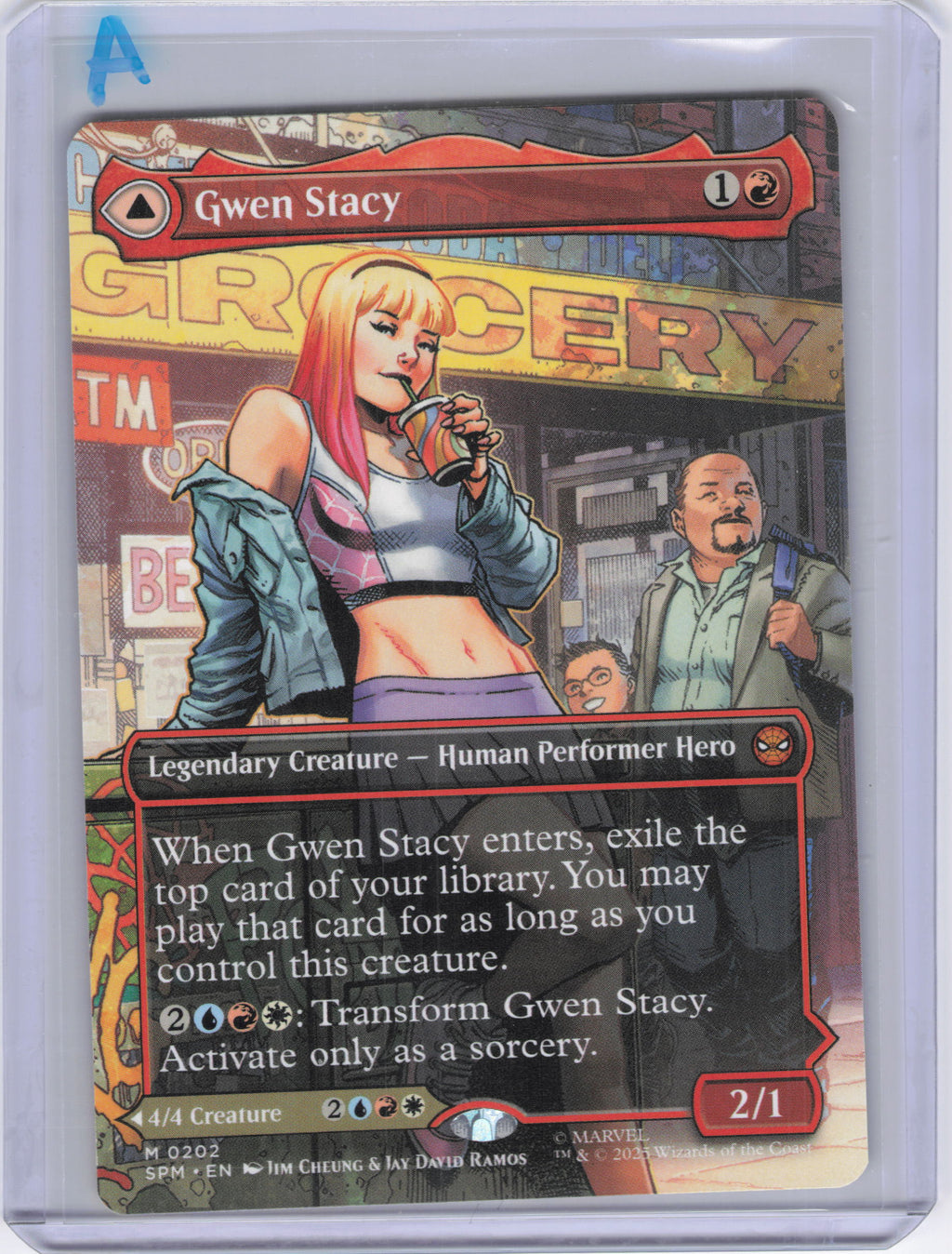 Gwen Stacy (0202) (Borderless) - Marvel's Spider-Man (SPM)