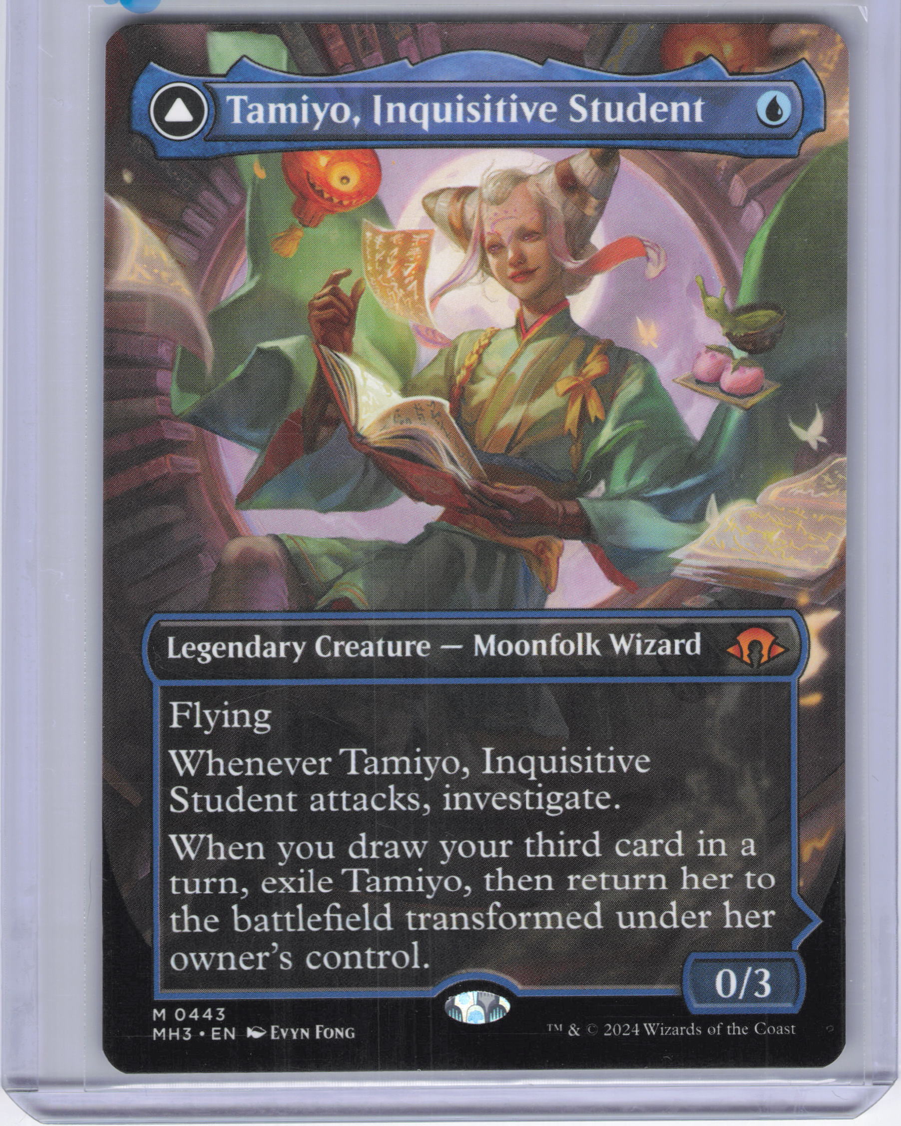 Tamiyo, Inquisitive Student (Borderless) - Modern Horizons 3 (MH3)