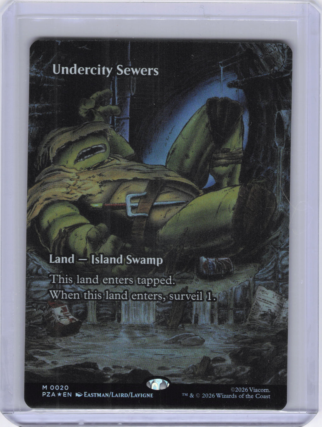Undercity Sewers (Foil) (Borderless) - Teenage Mutant Ninja Turtles Source Material (PZA) (Copy)