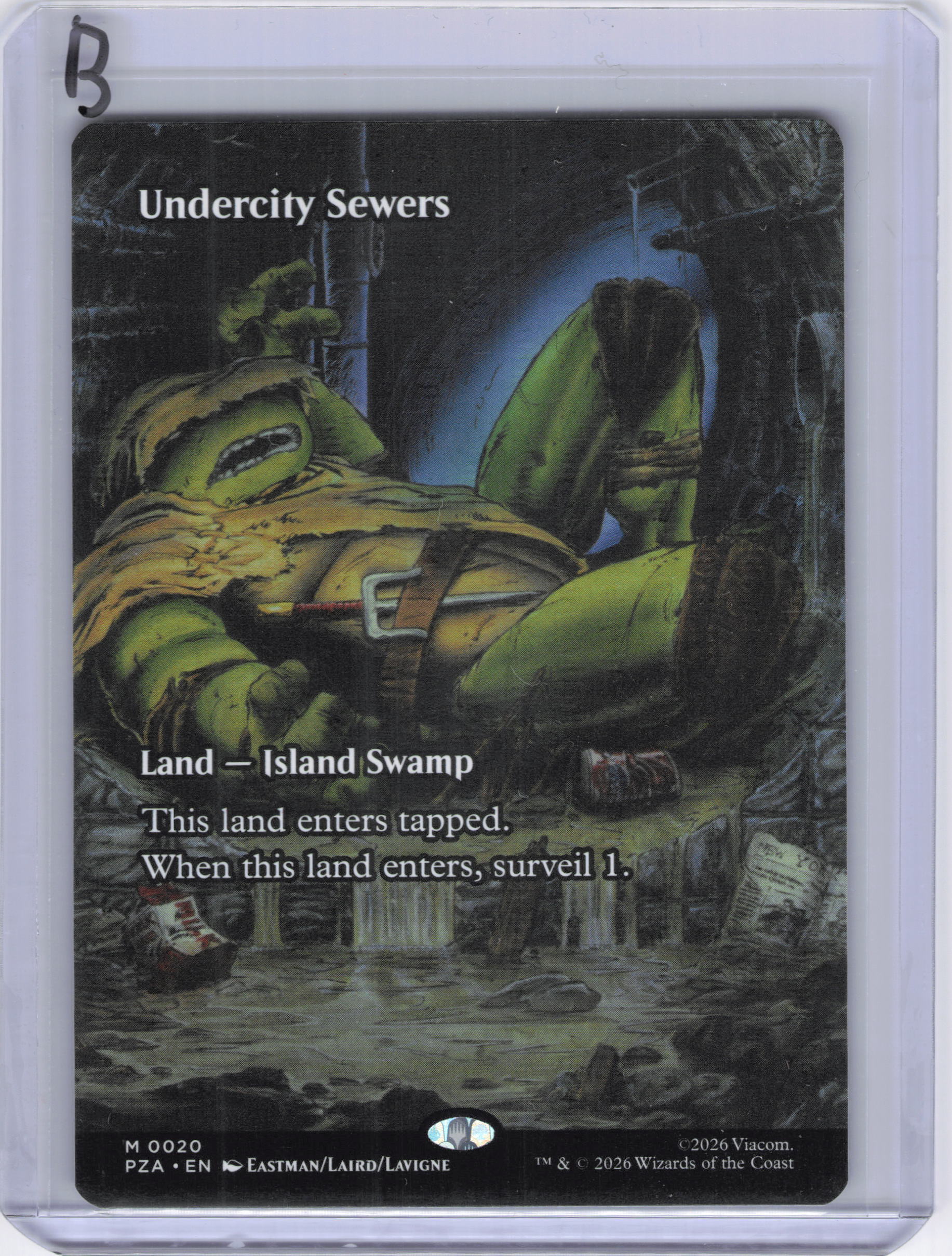 Undercity Sewers (Borderless) - Teenage Mutant Ninja Turtles Source Material (PZA)