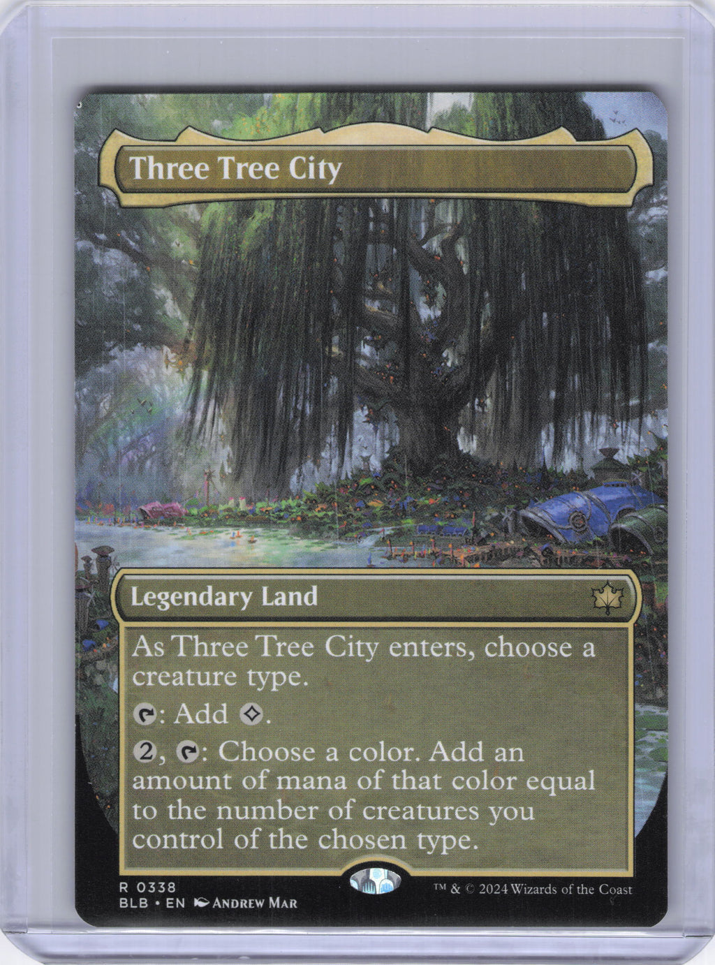 Three Tree City (Borderless) (0338) - Bloomburrow (BLB)