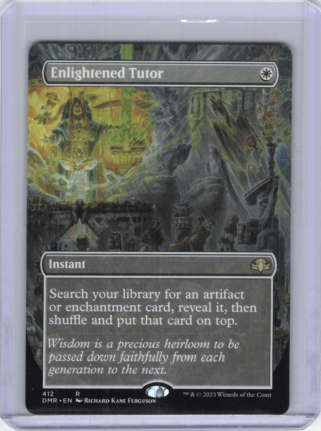 Enlightened Tutor (Borderless) - Dominaria Remastered (DMR)