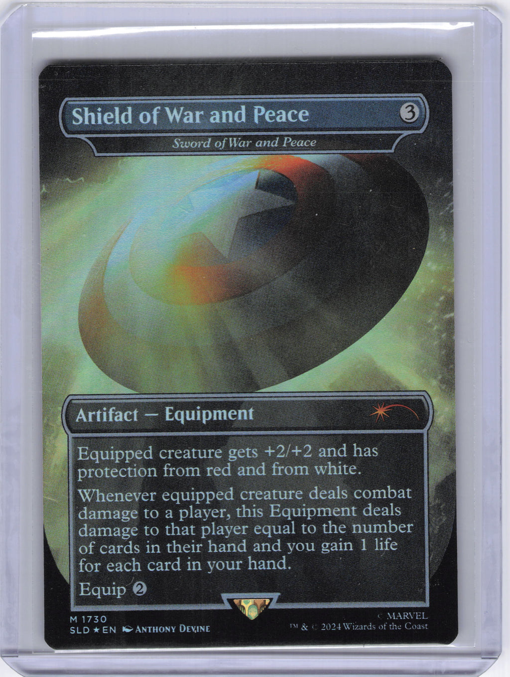 Shield of War and Peace - Sword of War and Peace (Rainbow Foil) - Secret Lair Drop Series (SLD)