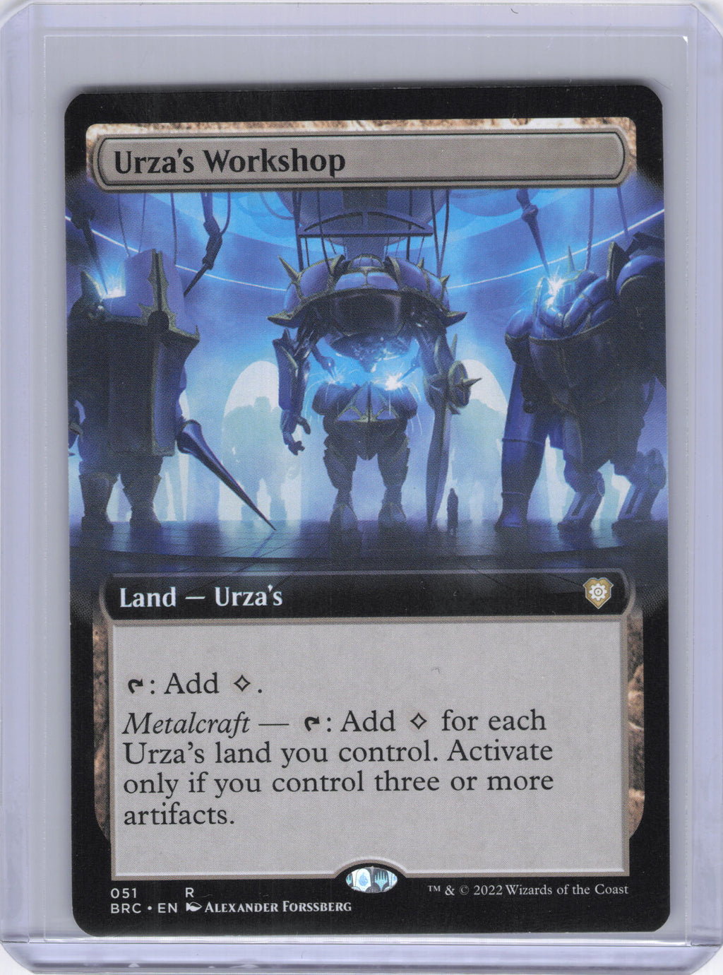 Urza's Workshop (Extended Art) - Commander: The Brothers' War (BRC)