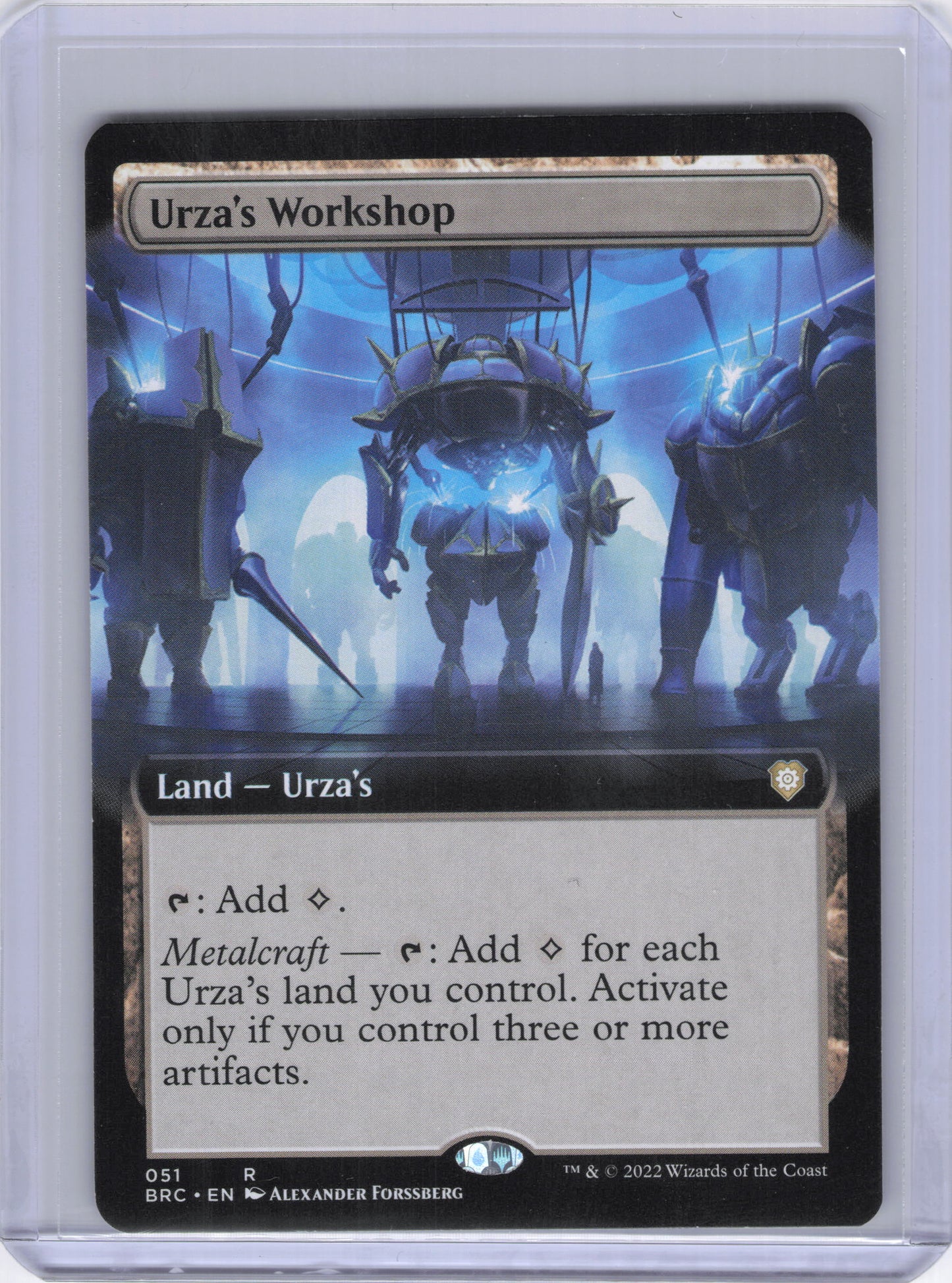 Urza's Workshop (Extended Art) - Commander: The Brothers' War (BRC)
