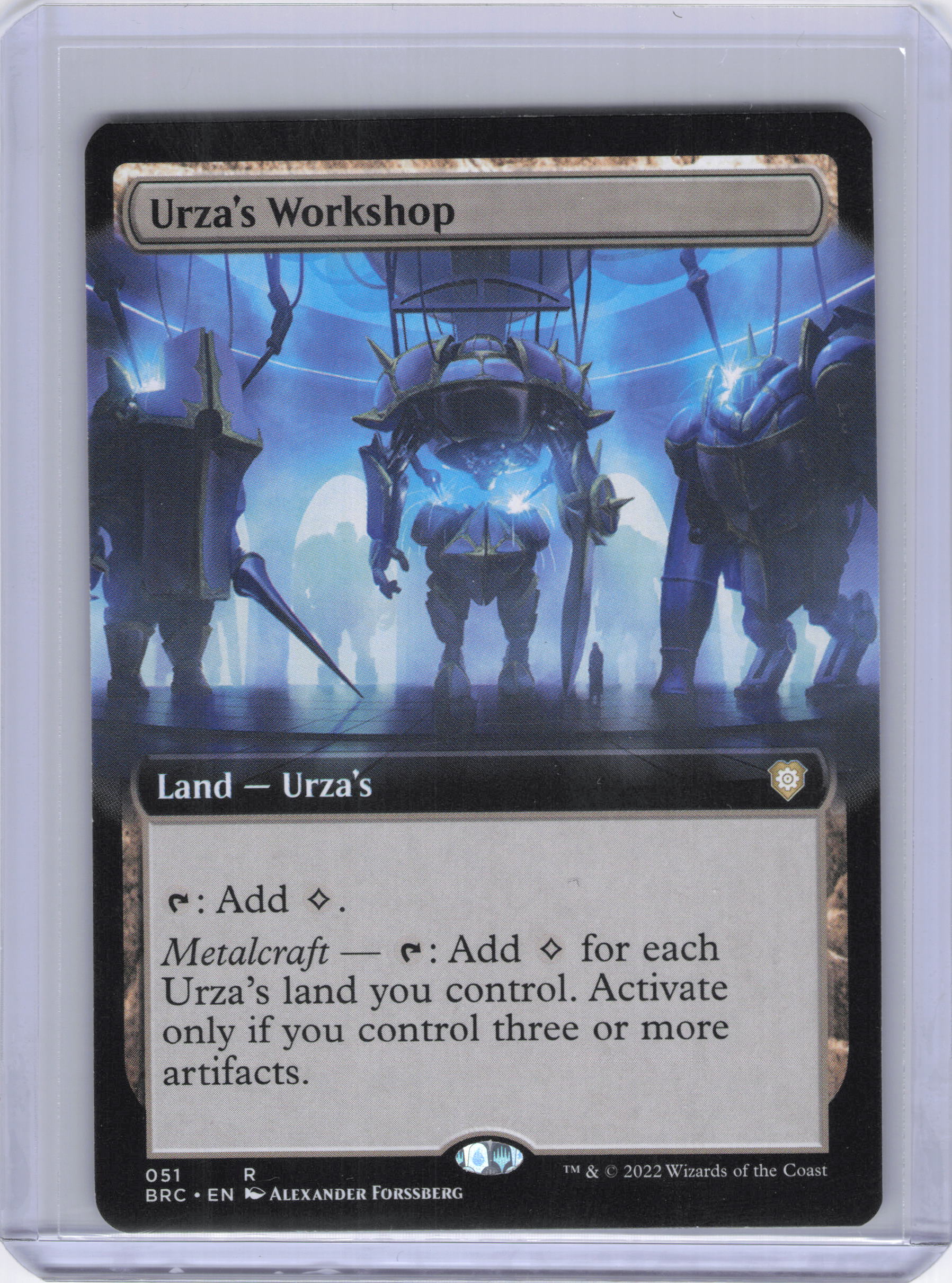 Urza's Workshop (Extended Art) - Commander: The Brothers' War (BRC)