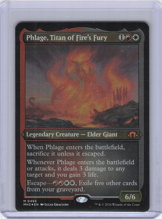 Phlage, Titan of Fire's Fury (Foil Etched) - Modern Horizons 3 (MH3)