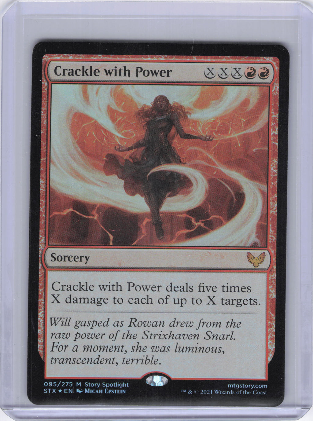 Crackle with Power (Foil) - Strixhaven: School of Mages (STX)