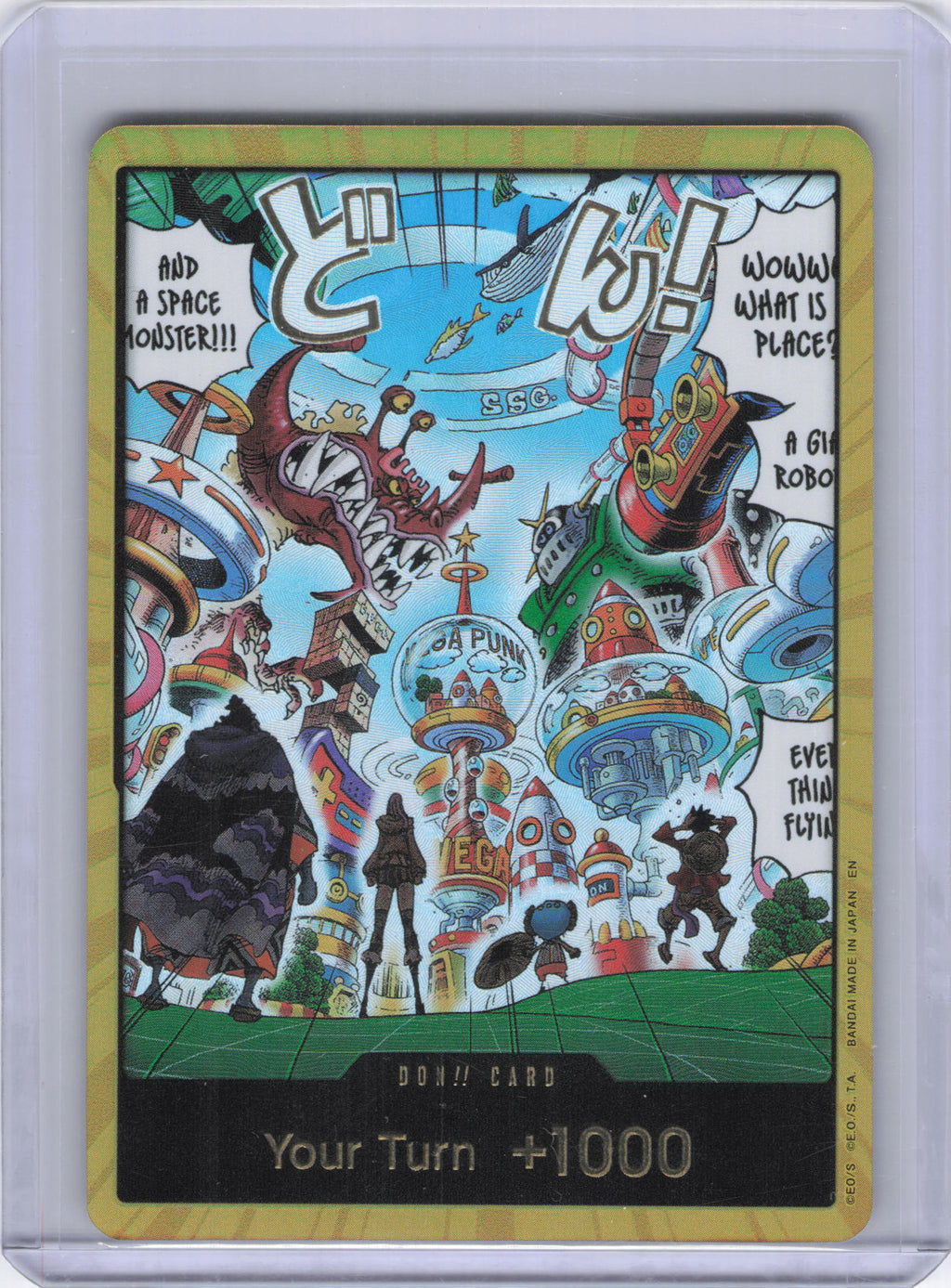 DON!! Card (Egghead) (Gold) - The Azure Sea's Seven (OP14)