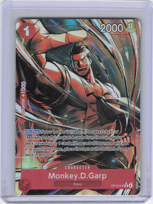 Monkey.D.Garp (Alternate Art) - Carrying On His Will (OP13)