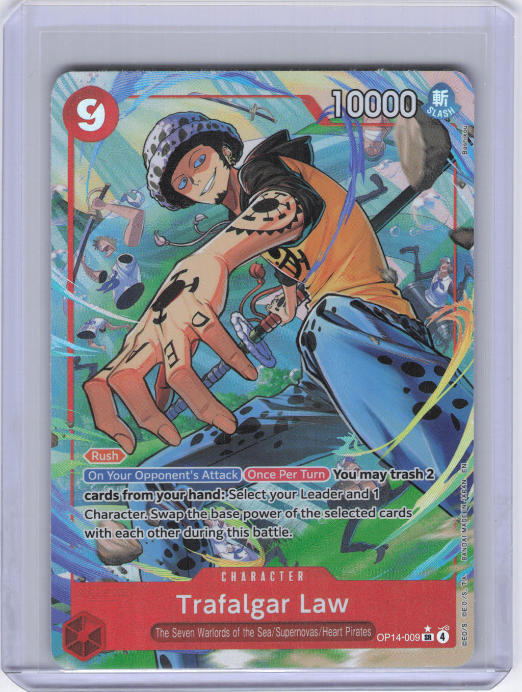 Trafalgar Law - OP14-009 (Alternate Art) - The Azure Sea's Seven (OP14)