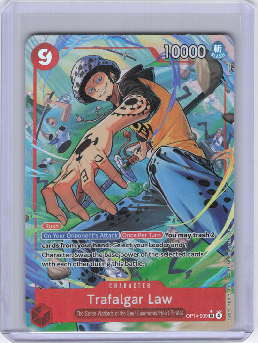 Trafalgar Law - OP14-009 (Alternate Art) - The Azure Sea's Seven (OP14)