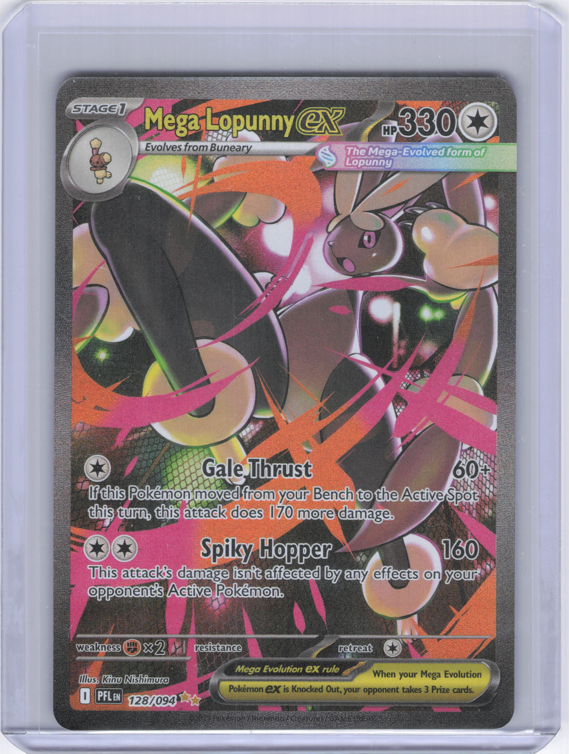 Mega Lopunny ex - 128/094 - ME02: Phantasmal Flames (PFL)