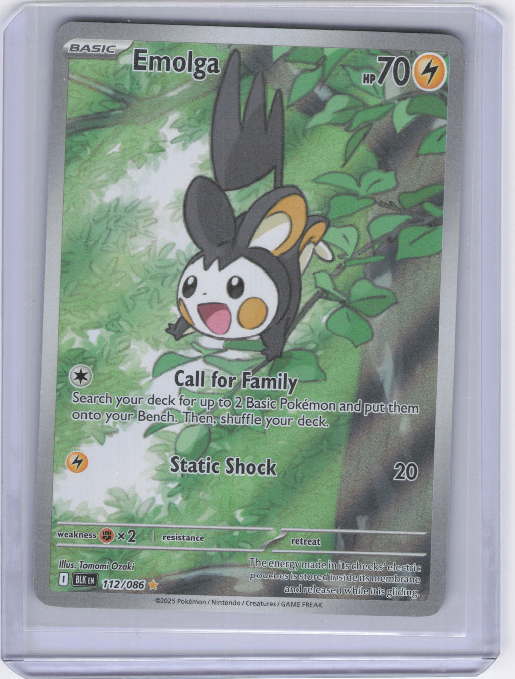 Emolga - 112/086 - SV: Black Bolt (BLK)