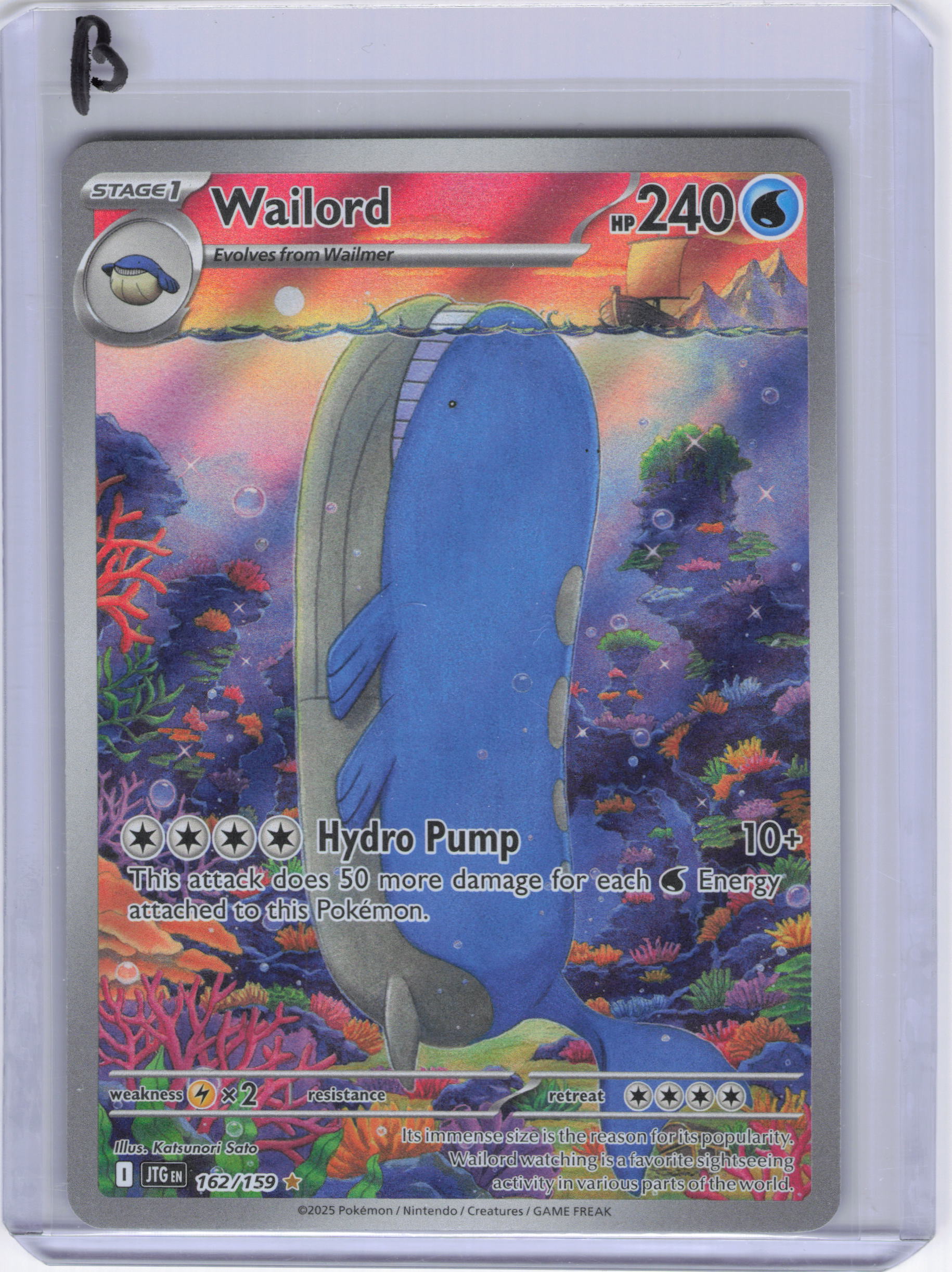 Wailord - 162/159 - SV09: Journey Together (JTG)