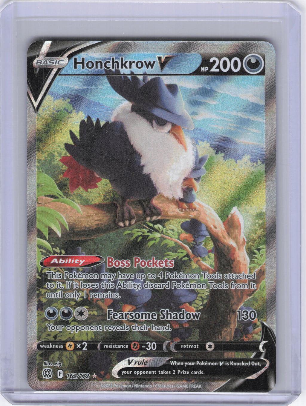 Honchkrow V (Alternate Full Art) - SWSH09: Brilliant Stars (SWSH09)