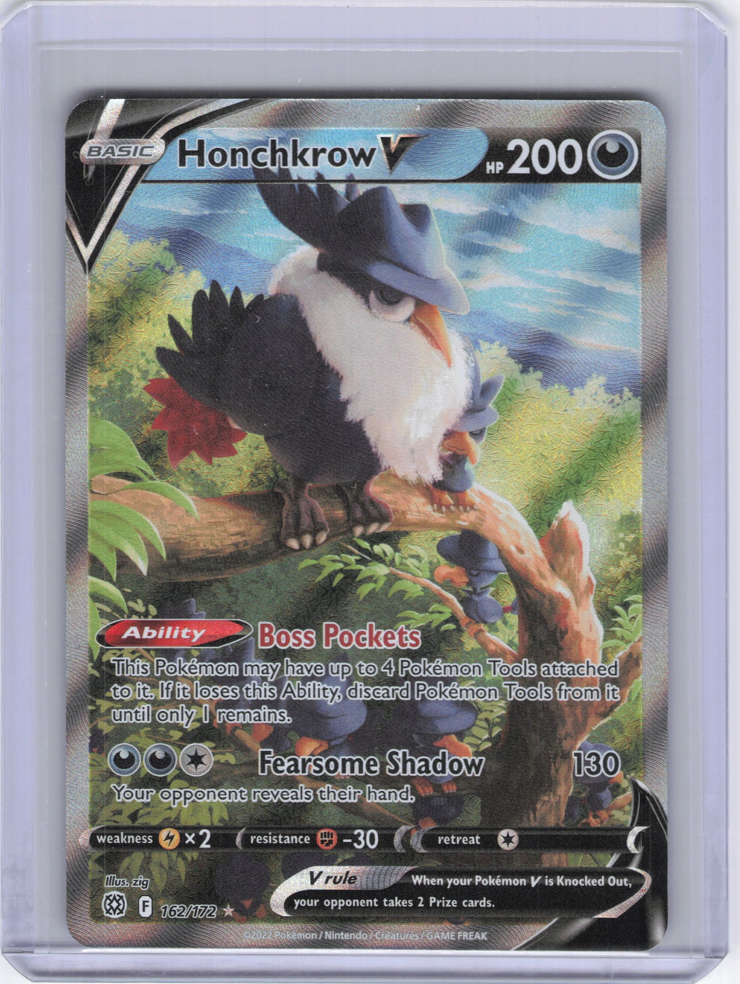 Honchkrow V (Alternate Full Art) - SWSH09: Brilliant Stars (SWSH09)