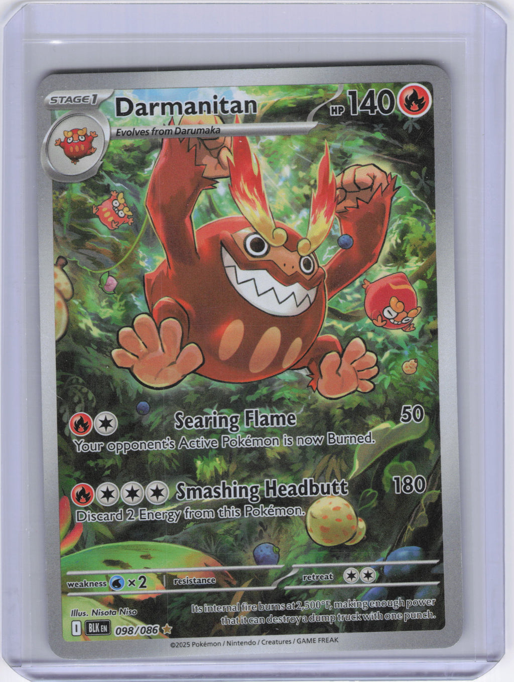 Darmanitan - 098/086 - SV: Black Bolt (BLK)