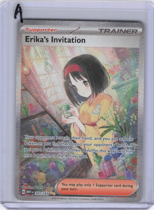 Erika's Invitation - 203/165 - SV: Scarlet & Violet 151 (MEW)